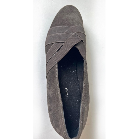 Grey suede wedge shoes Size 9 - Picture 5 of 5